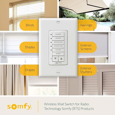 Somfy Wireless Wall Switch